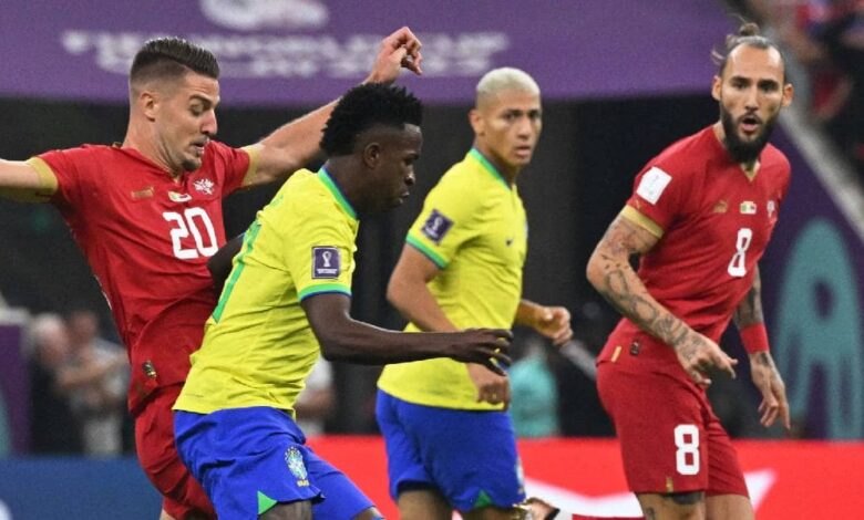 اهداف مباراة البرازيل وصربيا في كأس العالم 2022 فيديو اليوم 24 نوفمبر