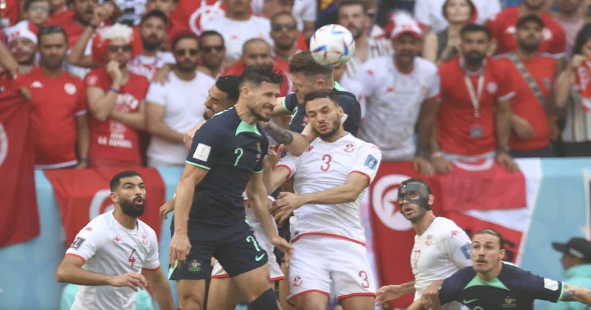 مباراة تونس واستراليا في كأس العالم 2022