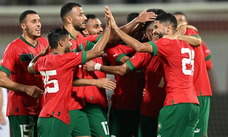 اهداف مباراة المغرب وجورجيا اليوم في تحضيرات كأس العالم 2022 - فيديو