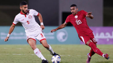 منتخب قطر الاولمبي يتعادل مع نظيره اللبناني في افتتاح بطولة غرب اسيا السعودية 2022