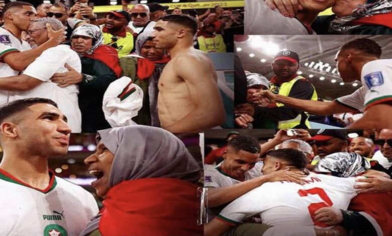 الفيفا يُكرم حكيمي وامه قبل المباراة المرتقبة للمغرب أمام إسبانيا
