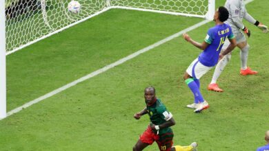 شاهد بالفيديو اهداف مباراة البرازيل والكاميرون في كأس العالم 2022