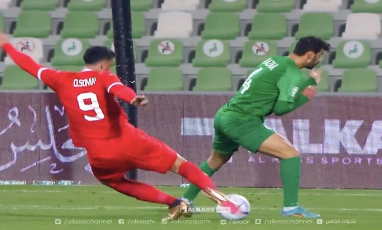 شاهد ثنائية عمر السومة في مباراة العربي والاهلي في الدوري القطري 5-1-2023