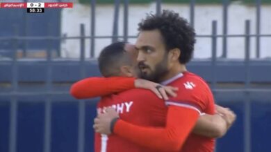 نتيجة مباراة الاسماعيلي وحرس الحدود اليوم في الدوري المصري