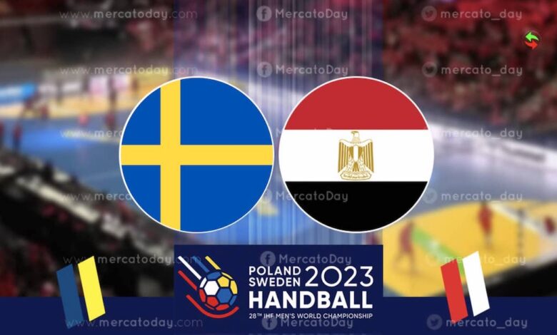 كرة يد..بث مباشر مصر والسويد اليوم يلا شوت كأس العالم 2023