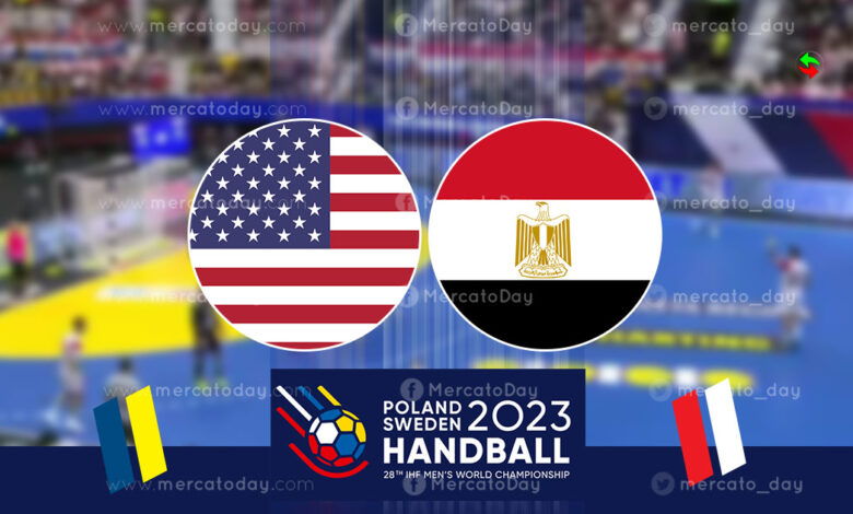 كرة يد..نتيجة مباراة مصر وامريكا في كأس العالم 2023