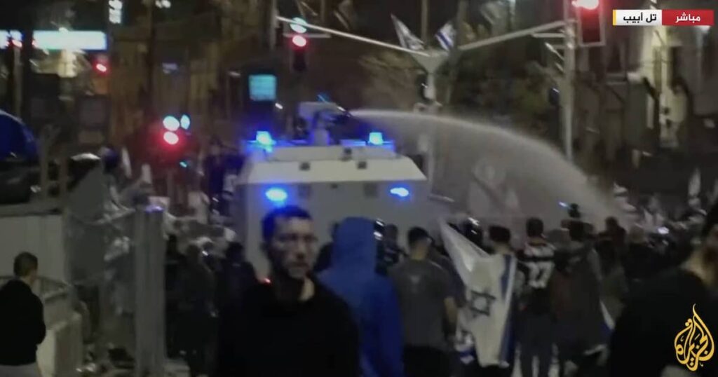 صور احتجاجات الثوار في تل ابيب