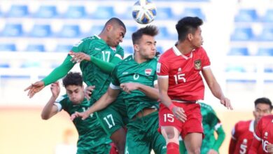 نتيجة لعبة العراق واندونيسيا في كأس أمم آسيا للشباب تحت 20 سنة
