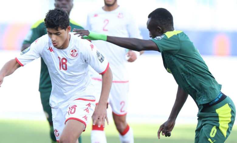 نتيجة مباراة تونس والسنغال في نصف نهائي كأس أفريقيا للشباب تحت 20 سنة