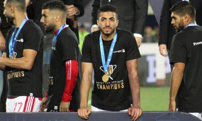 رغم اعتذاره.. الاهلي يوقع عقوبة مالية ضد عبدالمنعم بعد طرده في نهائي كأس مصر
