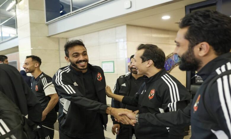محمود كهربا ضمن بعثة الاهلي المتوجهة إلى الإمارات للعب السوبر المصري