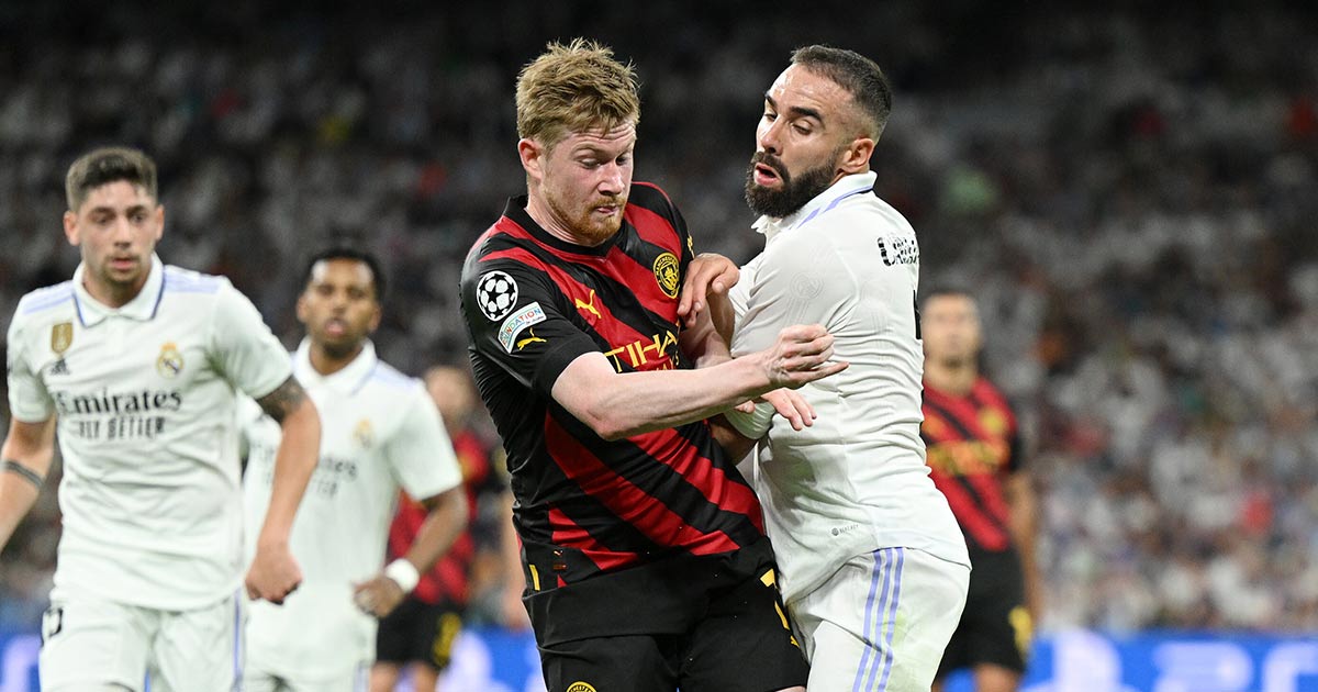 الحسم يتأجل..نتيجة ريال مدريد ومان سيتي في ذهاب نصف نهائي دوري ابطال اوروبا