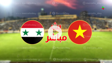 ملخص مباراة سوريا وفيتنام اليوم ضمن أجندة الفيفا