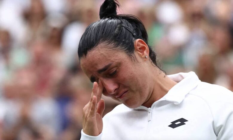 تنس.. صور بكاء انس جابر بعد خسارتها نهائي بطولة ويمبلدون 2023