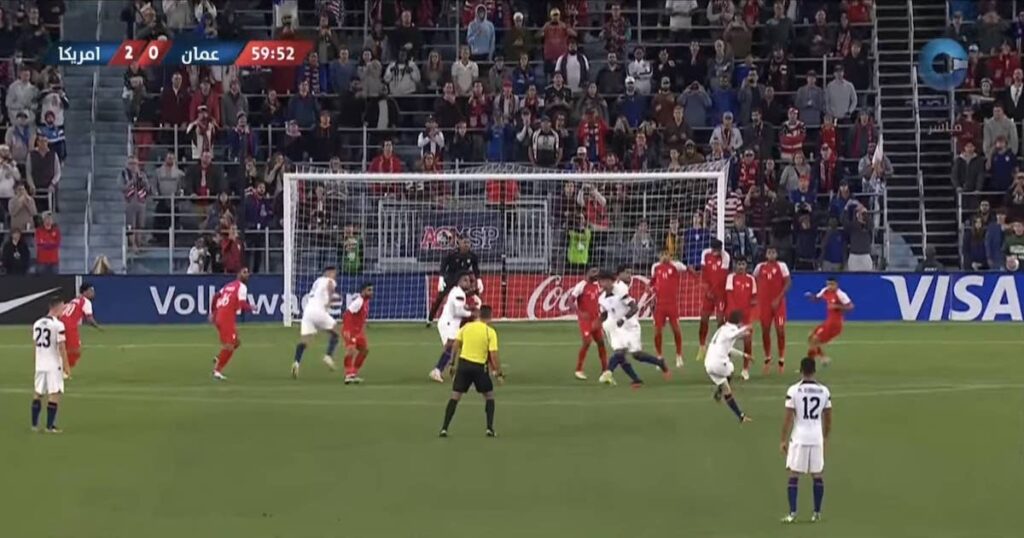 نتيجة مباراة عمان وامريكا في لقاء ودي ضمن تحضيرات تصفيات مونديال 2026