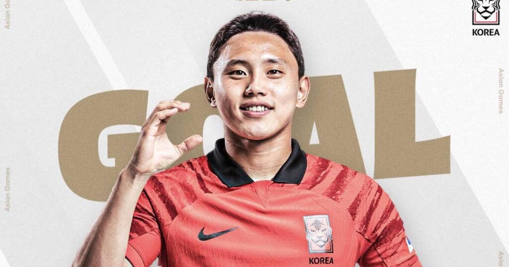 لاعب كوريا الجنوبية تشو يونغ ووك في آسياد 2023