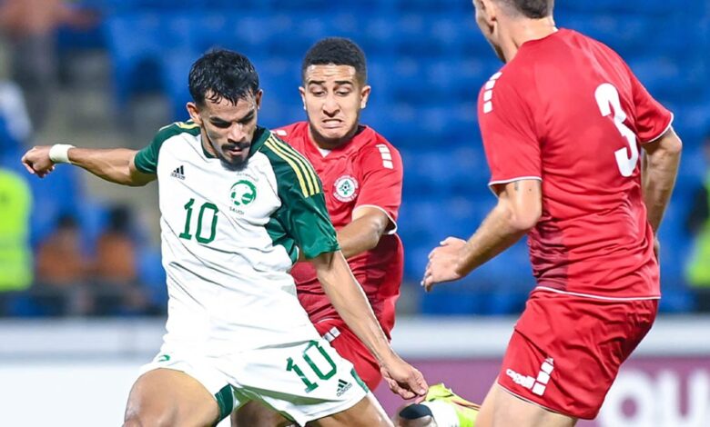 السعودية تقضي على آمال لبنان بثلاثية في تصفيات كأس آسيا تحت 23 سنة