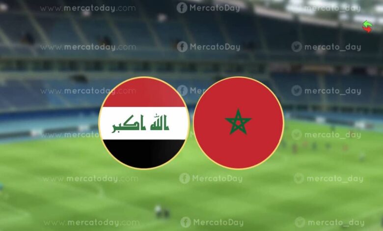 شاهد بث مباشر مباراة العراق والمغرب تحت 23 سنة في تحضيرات أولمبياد باريس