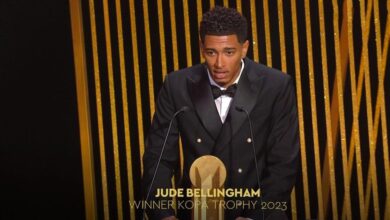 بيلينجهام يحسم جائزة "كوبا" كأفضل لاعب شاب في العالم
