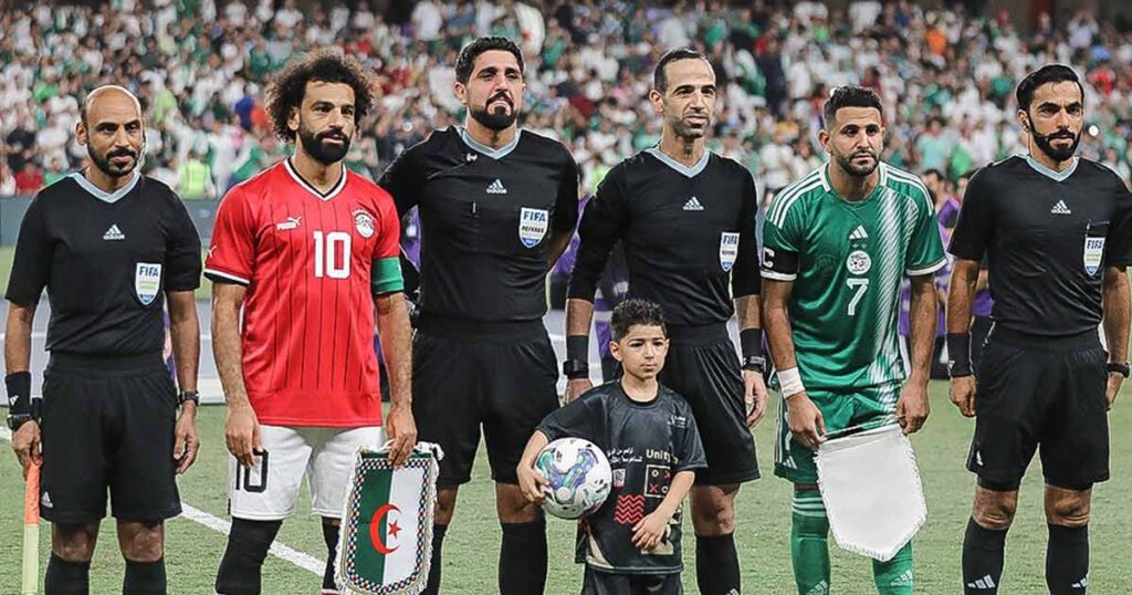 مباراة مصر والجزائر الودية في الإمارات 2023