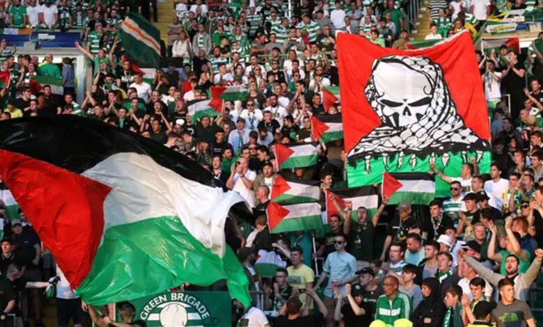 جمهور سلتيك الاسكتلندي يتحدى الإدارة ويعلن مواصلة دعم فلسطين
