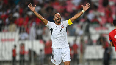 الامارات تهزم البحرين بثنائية وتتصدر مجموعتها في تصفيات كأس العالم