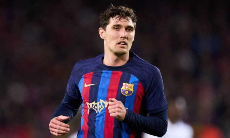 عملية بسيطة تعيد الأمل لأندرياس كريستنسن في اللحاق بمباريات برشلونة