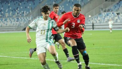مصر تتعثر أمام الجزائر وتُعقّد مهمة بلوغ نهائيات كأس أمم إفريقيا للشباب