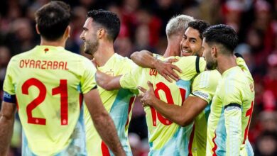 إسبانيا تطيح بالدنمارك وتحقق فوزها الرابع على التوالي في دوري الأمم