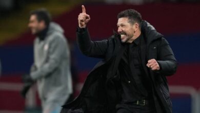 سيميوني يشيد بأداء برشلونة رغم الهزيمة أمام أتلتيكو مدريد