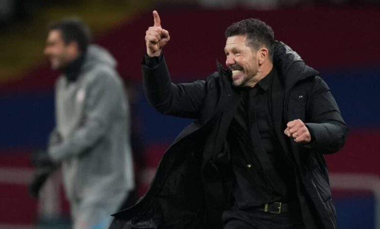 سيميوني يشيد بأداء برشلونة رغم الهزيمة أمام أتلتيكو مدريد