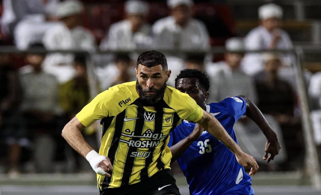 كريم بنزيما في ودية الاتحاد السعودي والنصر العماني 20-12-2024