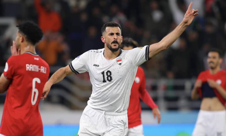 العراق ينتصر بصعوبة على اليمن في انطلاقة كأس الخليج وأيمن حسين يواصل التهديف