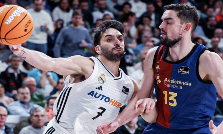 كرة سلة.. مباشر نتيجة مباراة ريال مدريد وبرشلونة في كلاسيكو الدوري الإسباني