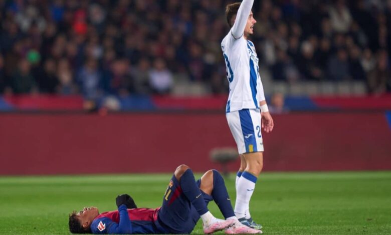 فحوصات جديدة تكشف تطورات إيجابية في إصابة لامين يامال