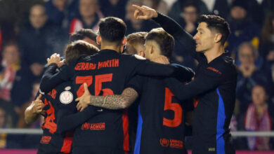 برشلونة يتجاوز بارباسترو بسهولة في غياب 9 لاعبين ويبلغ ثمن نهائي كأس ملك إسبانيار