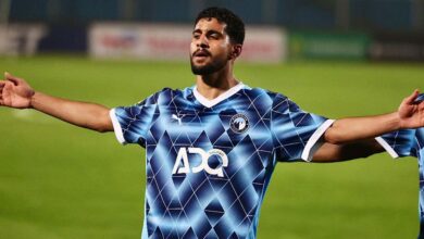 إبراهيم عادل يمنح بيراميدز فوزاً تاريخياً على الترجي بمقصية مذهلة