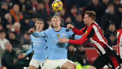 برينتفورد يحرم مانشستر سيتي من الفوز في اللحظات الأخيرة