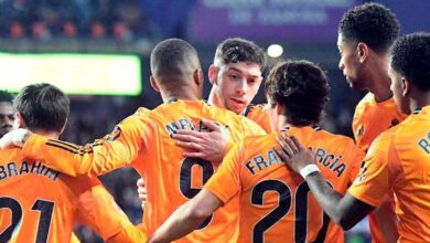 ريال مدريد يوسع الفارق مع ملاحقيه بهاتريك مبابي في بلد الوليد