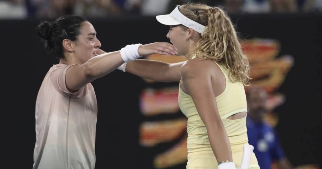 أنس جابر تودع بطولة أستراليا المفتوحة عام 2024 أمام الروسية اليافعة مييرا أندرييفا