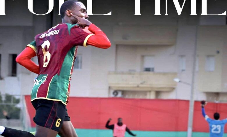 يوسف أوماري يسجل ثنائية للملعب التونسي أمام اتحاد تطاوين