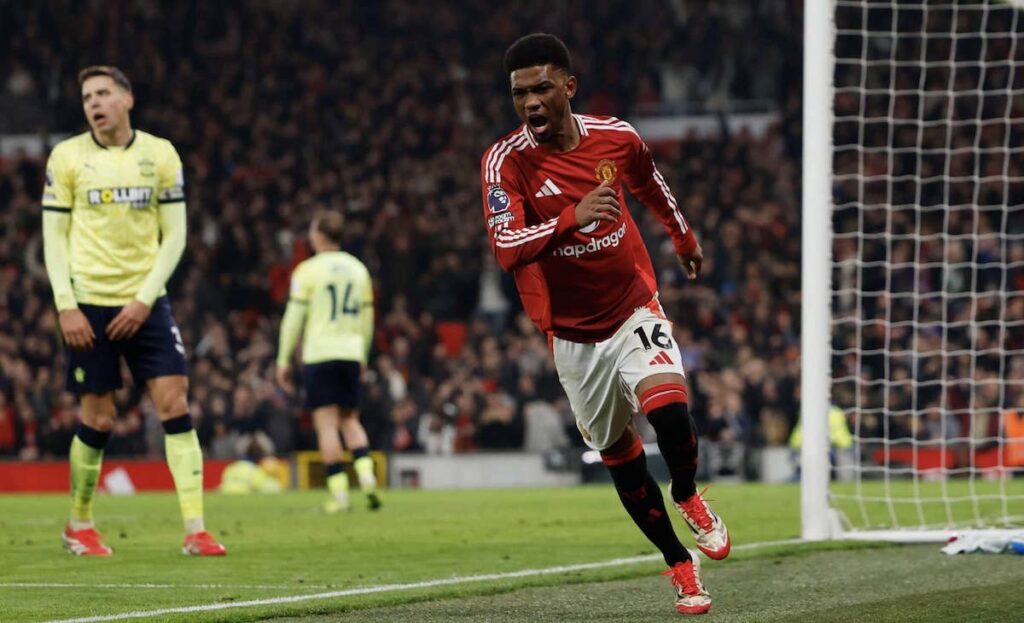 هاتريك أماد ديالو في ساوثهامبتون 16-1-2025