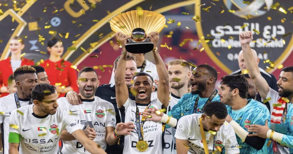شباب الأهلي دبي بطلاً لكأس السوبر الإماراتي القطري 2025