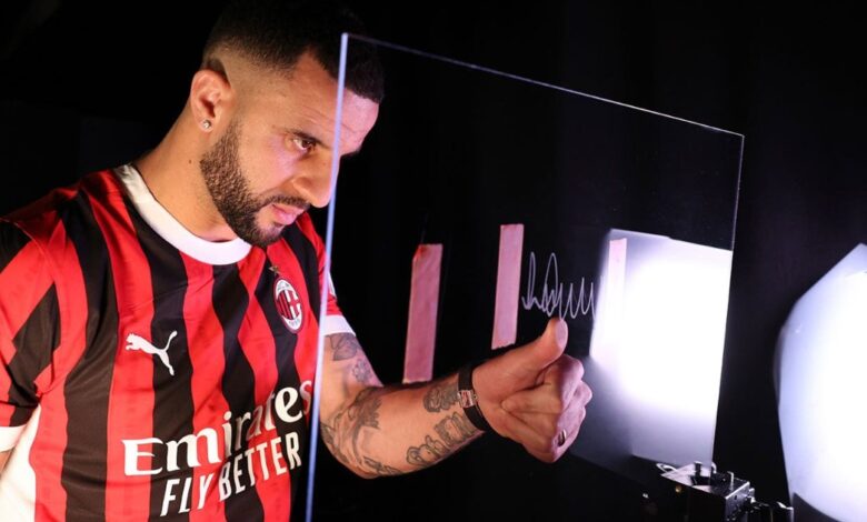 ووكر يكشف دور بيكهام وأبراهام في انتقاله إلى ميلان