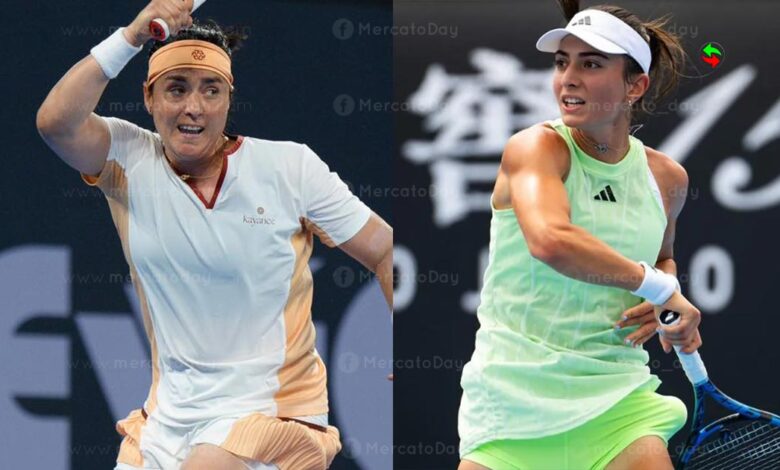 تنس.. موعد مقابلة أنس جابر وإيلينا أفانيسيان في بطولة بريزبن والقنوات الناقلة