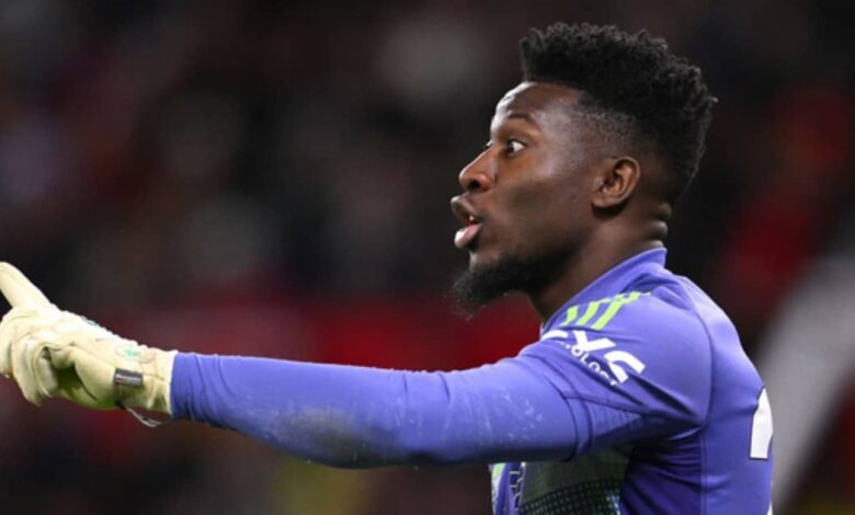 إشارة أونانا لجامع الكرات تكشف معاناة مانشستر يونايتد أمام نيوكاسل