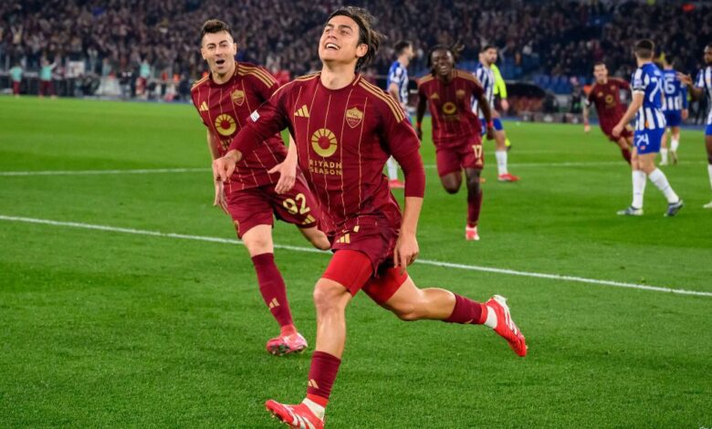 ديبالا يقود روما للتغلب على بورتو والانتقال إلى دور الـ16 من الدوري الأوروبي