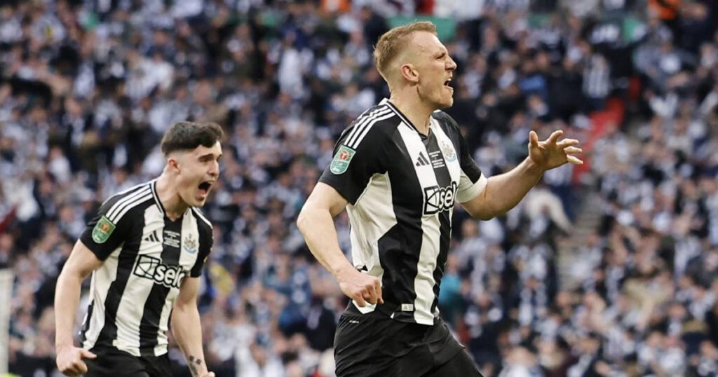 نيوكاسل ينهي انتظار 70 عامًا ويتوج بكأس الرابطة الإنجليزية في ليلة قهر ليفربول