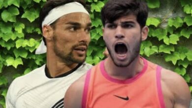 تنس.. فوز بشق الأنفس لكارلوس ألكاراز على فونيني في الدور الأول ببطولة ويمبلدون