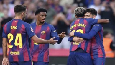 هدف أراوخو القاتل ينقذ برشلونة من تعادل مخيب في ديربي كتالونيا أمام جيرونا